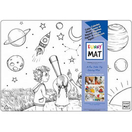 Stargazing Coloring/Washable Funny Mat