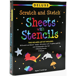 Deluxe scratch and sketch kit