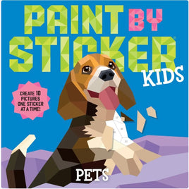 Paint by stickers kids pets