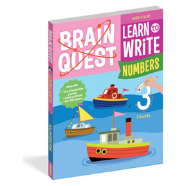 Brain quest learn to write numbers