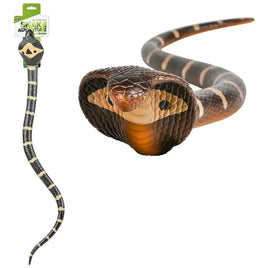 Rubber Dark Cobra Snake