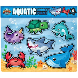 Chunky Aquatic Puzzle 6pc