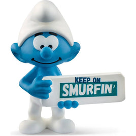 Smurf with Sign (Keep on Smurfin') 20843