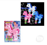 Light and Sound Unicorn Bubble Blaster