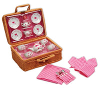 Butterfly Tea Set Basket