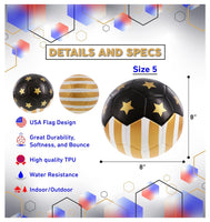 USA Flag Soccer Ball