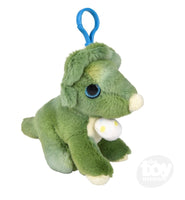 Mighty Quakes Triceratops Backpack Clip