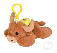 Mighty Quakes Highland Cow Backpack Clip
