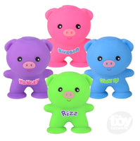 Suction Squeezy Peezy Pig 3 inch