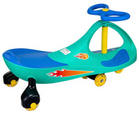 Lightning Glow Rider Teal & Blue Inertia & Movement Powered Ride