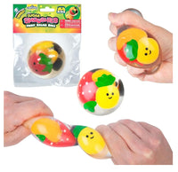 Sugar Smooshies Fruit Salad Ball 3 inch Squeeze Toy