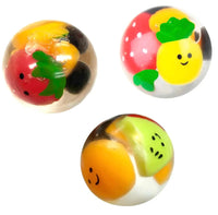 Sugar Smooshies Fruit Salad Ball 3 inch Squeeze Toy