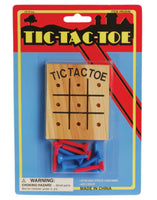Wood Tic-Tac-Toe Games - Travel Games