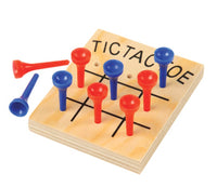 Wood Tic-Tac-Toe Games - Travel Games