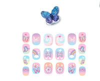 Pop Nail Glitz Tie Dye Butterfly