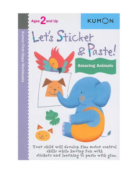Let's Sticker and Paste Amazing Animals