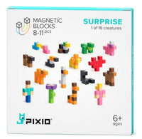 PIXIO Surprise Creatures Magnetic Blocks assortment