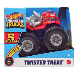 Hot Wheels Monster Trucks Twisted Tredz 5 Alarm Vehicle