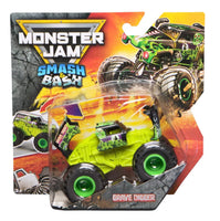 Monster Jam Grave Digger Smash and Bash 1:64 Scale
