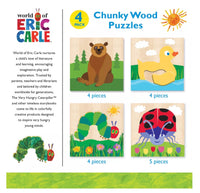 World of Eric Carle 4 Pack Chunky Wood Puzzles