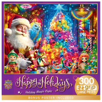 Happy Holidays with Bonus Poster 300pcs Jigsaw Puzzle