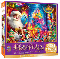 Happy Holidays with Bonus Poster 300pcs Jigsaw Puzzle