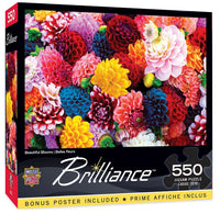 Brilliance Beautiful Blooms 550pcs Jigsaw Puzzle