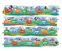 Mickey Mouse CLubHouse Alphabet Train Puzzle 29 Wooden Pieces