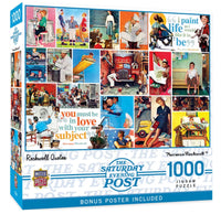 The Saturday Evening Post 1000pcs Jigsaw Puzzle with Bonus Poster
