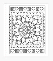 Large Print Coloring Book Color Me Calm