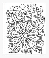 Large Print Coloring Book Color Me Calm