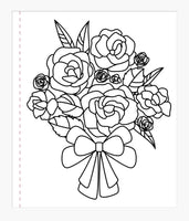 Large Print Coloring Book Home Sweet Home