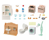 Calico Critters Playful Starter Furniture Set, Furniture Set with Working Appliances CC2314