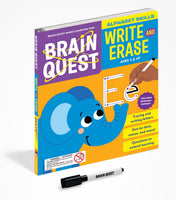 Brain Quest Write and Erase Alphabet Skills