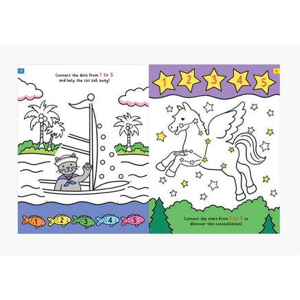 ABC'S And Numbers Dot To Dot Coloring Book - ToyTime