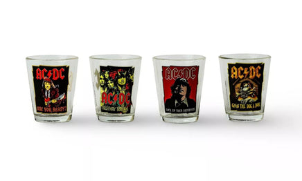 ACDC 1.5 Oz Glass 4 Pack - ToyTime