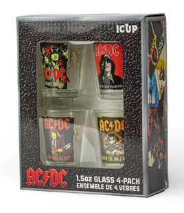 ACDC 1.5 Oz Glass 4 Pack - ToyTime