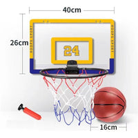 ActEarlier Suspension Perforation - free Plastic Door indoor Basketball Hoop playset - ToyTime