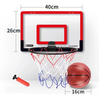 ActEarlier Suspension Perforation - free Plastic Door indoor Basketball Hoop playset - ToyTime