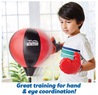 Adjustable Junior Boxing Set with Boxing Gloves Stand and Hand Pump - ToyTime