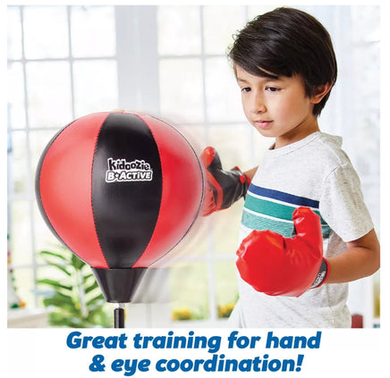 Adjustable Junior Boxing Set with Boxing Gloves Stand and Hand Pump - ToyTime