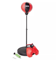 Adjustable Junior Boxing Set with Boxing Gloves Stand and Hand Pump - ToyTime