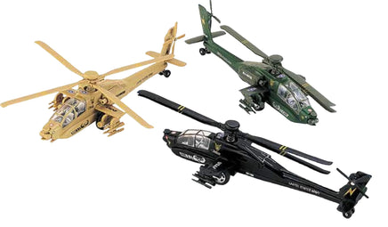 AH-64 Apache Helicopter 9 inch - ToyTime