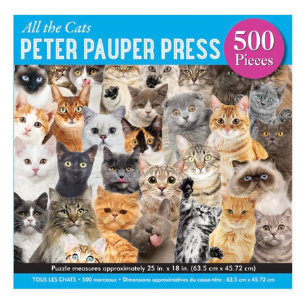 All the Cats 500 Piece Jigsaw Puzzle - ToyTime