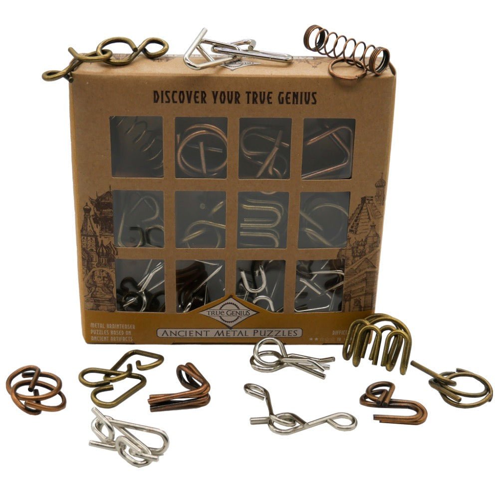 【3/26まで】ジーベン24缶セット⑦ Ancient Metal Puzzles Brain Teasers - ToyTime| ToyTime