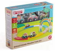 Animal Friends Wooden Train Set - ToyTime