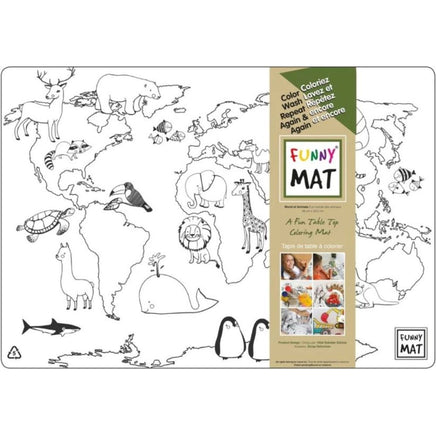 Animal World Coloring/Washable Funny Mat - ToyTime