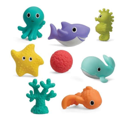 Aquarium Bath Squirters In plastic tub - ToyTime