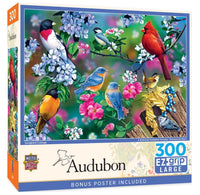 Audubon Songbird Collage 300pc EZGrip Puzzle - ToyTime