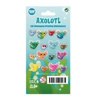Axolotl Puffy Stickers in Embossed Tin - ToyTime